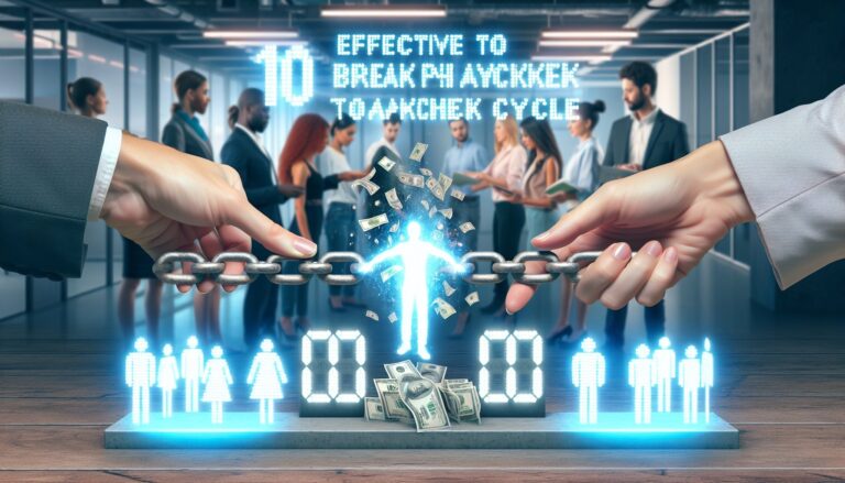  how to avoid paycheck to paycheck