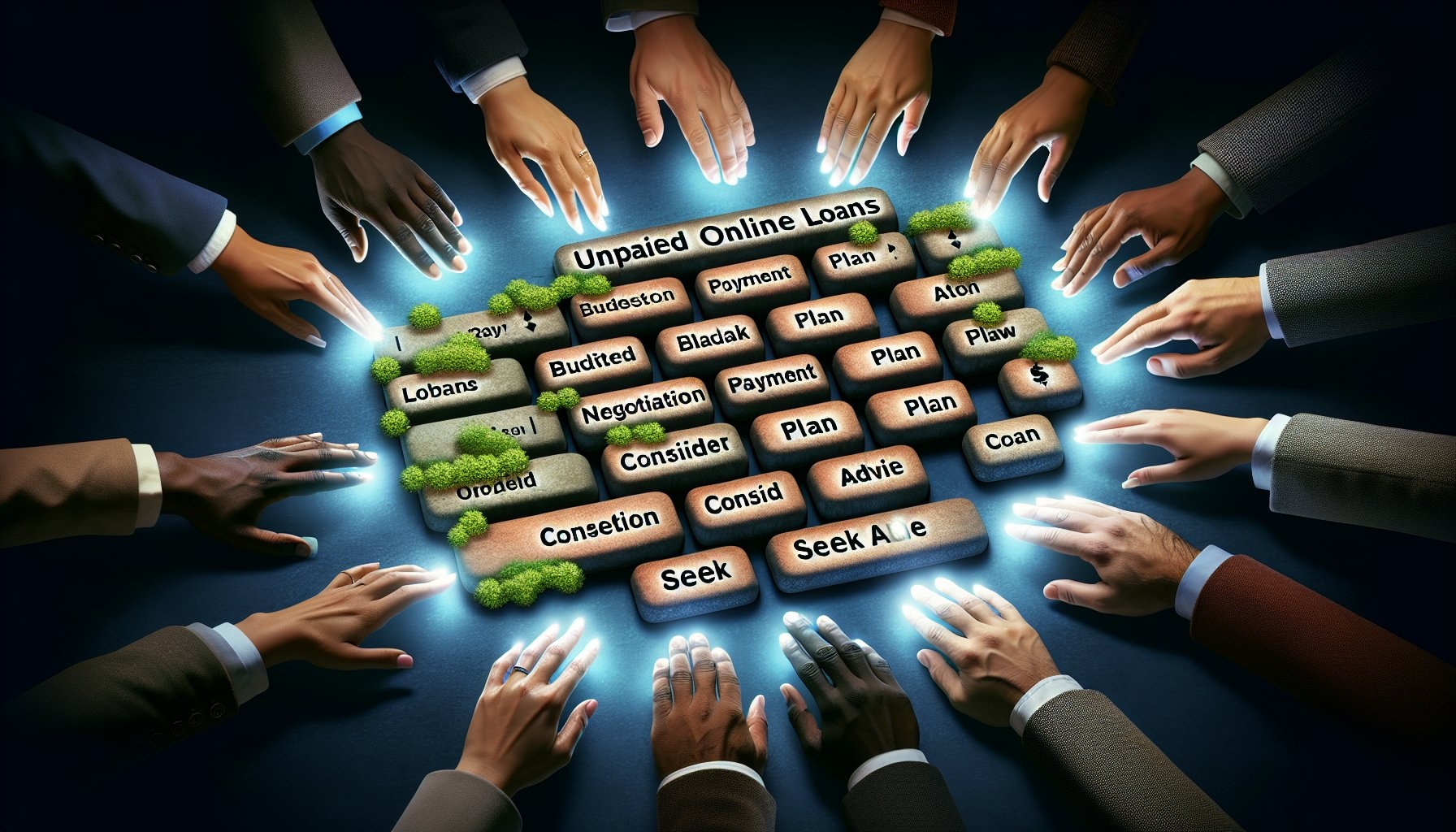 how to settle unpaid online loans