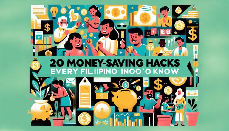 money saving hacks for Filipinos