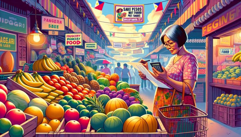  how to save money on groceries philippines