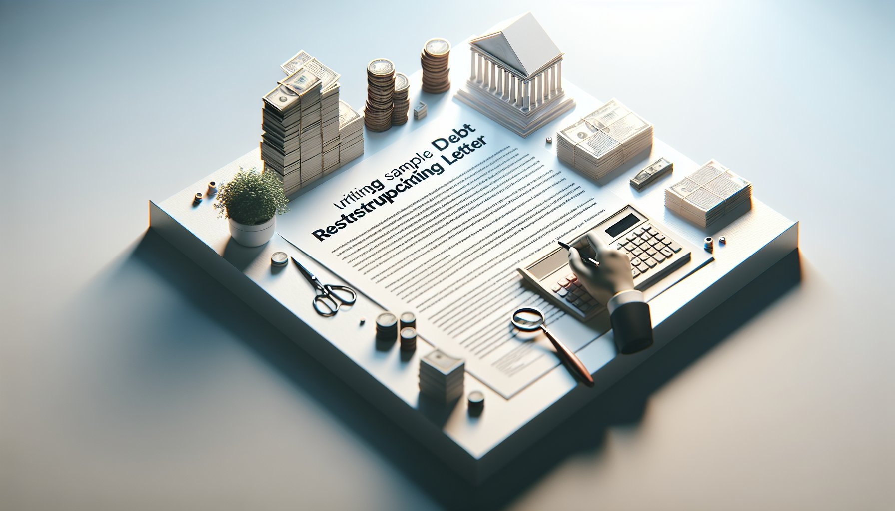  sample debt restructuring letter