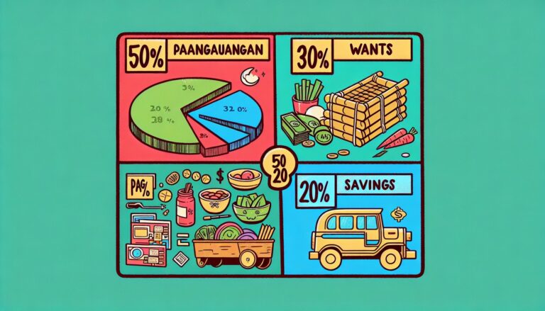  50 30 20 rule explained in Tagalog